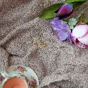 bloemen struik (oorbellen)