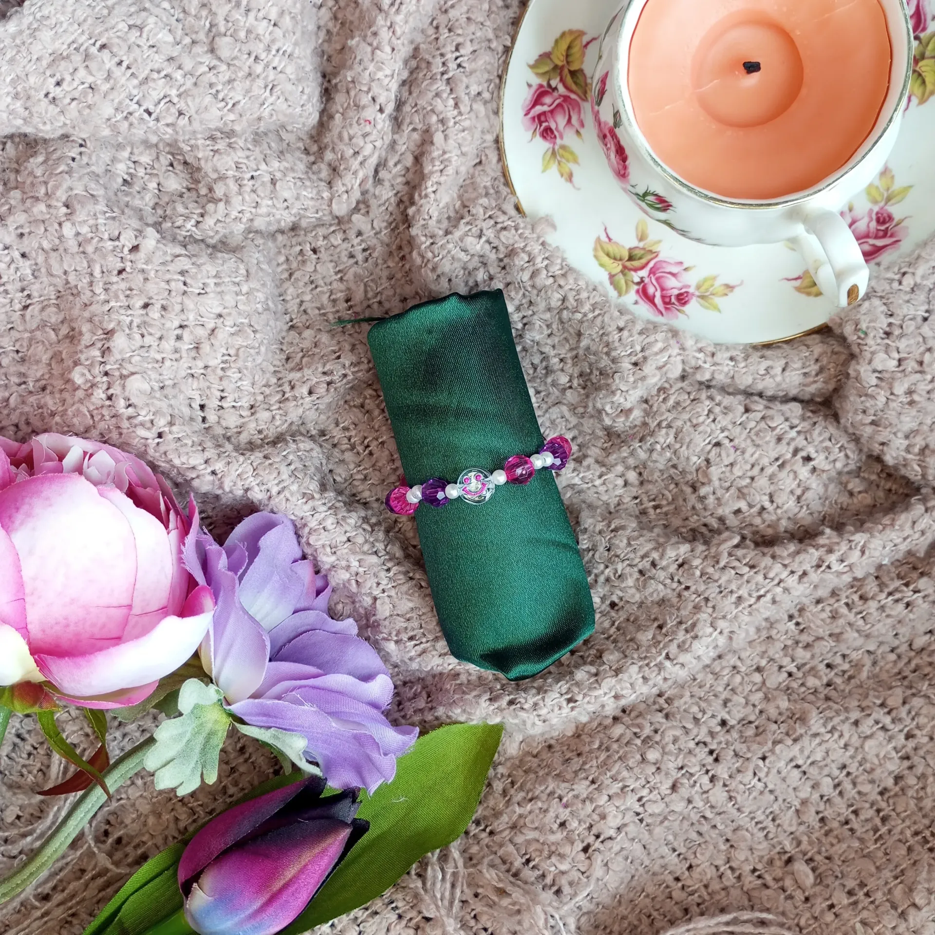 happy magenta parels