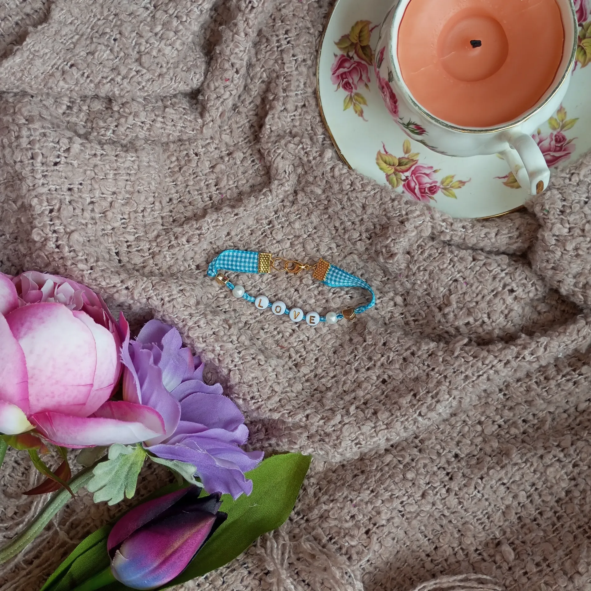 blauw gouden love