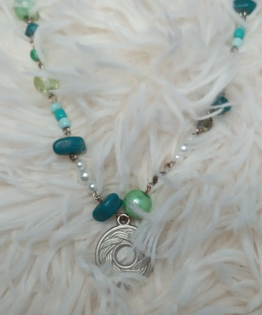 Cute groen kettinkje