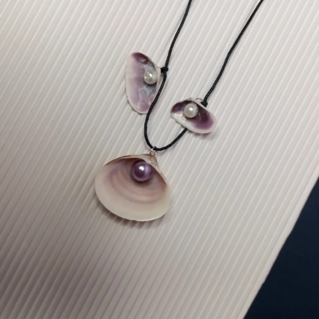 paarse parel ketting